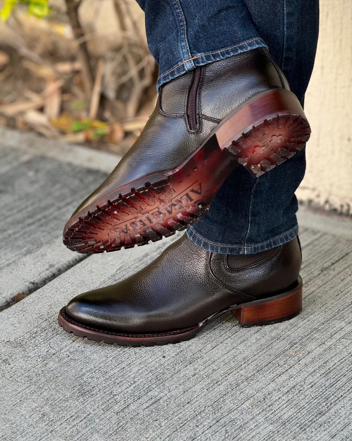 Champion Model Denuine Deer Cowboy Boots