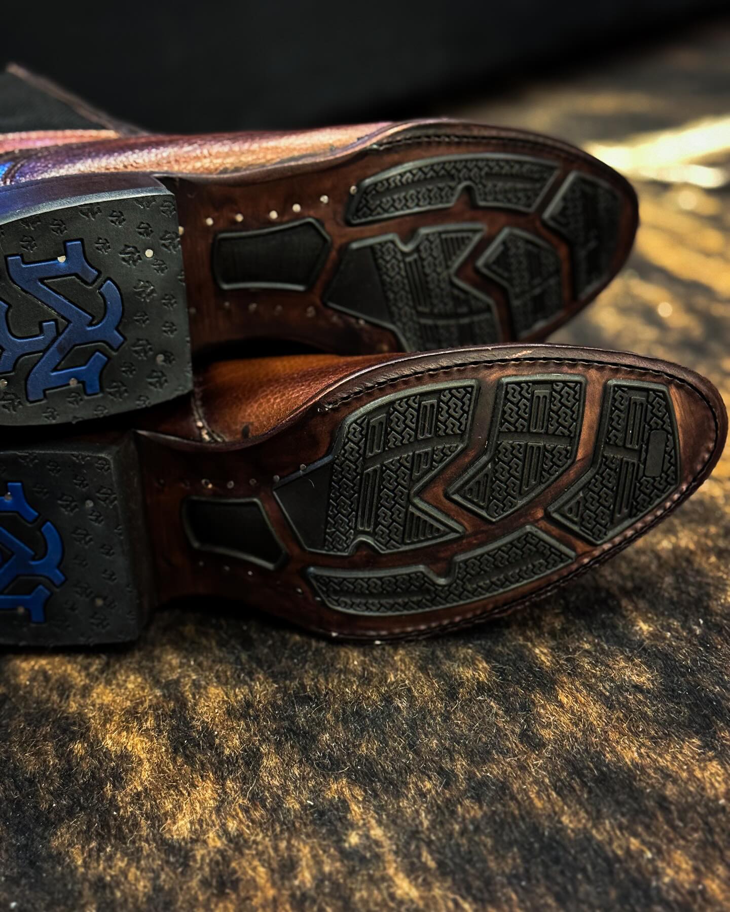 Casual Deerskin Western Cowboy Boots