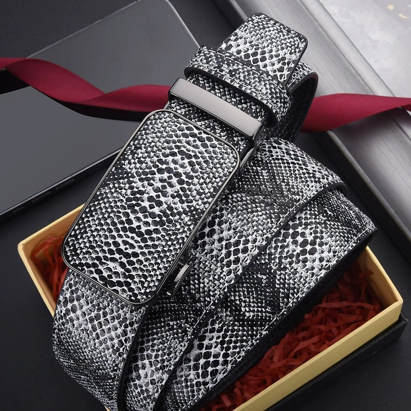 Men's Python Belt
