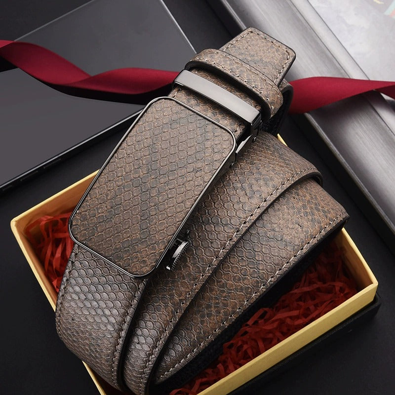Men's Python Belt