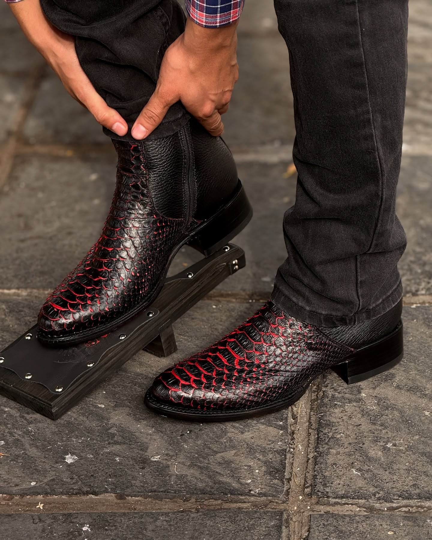 Evil Lucchesse Western Cowboy Boots