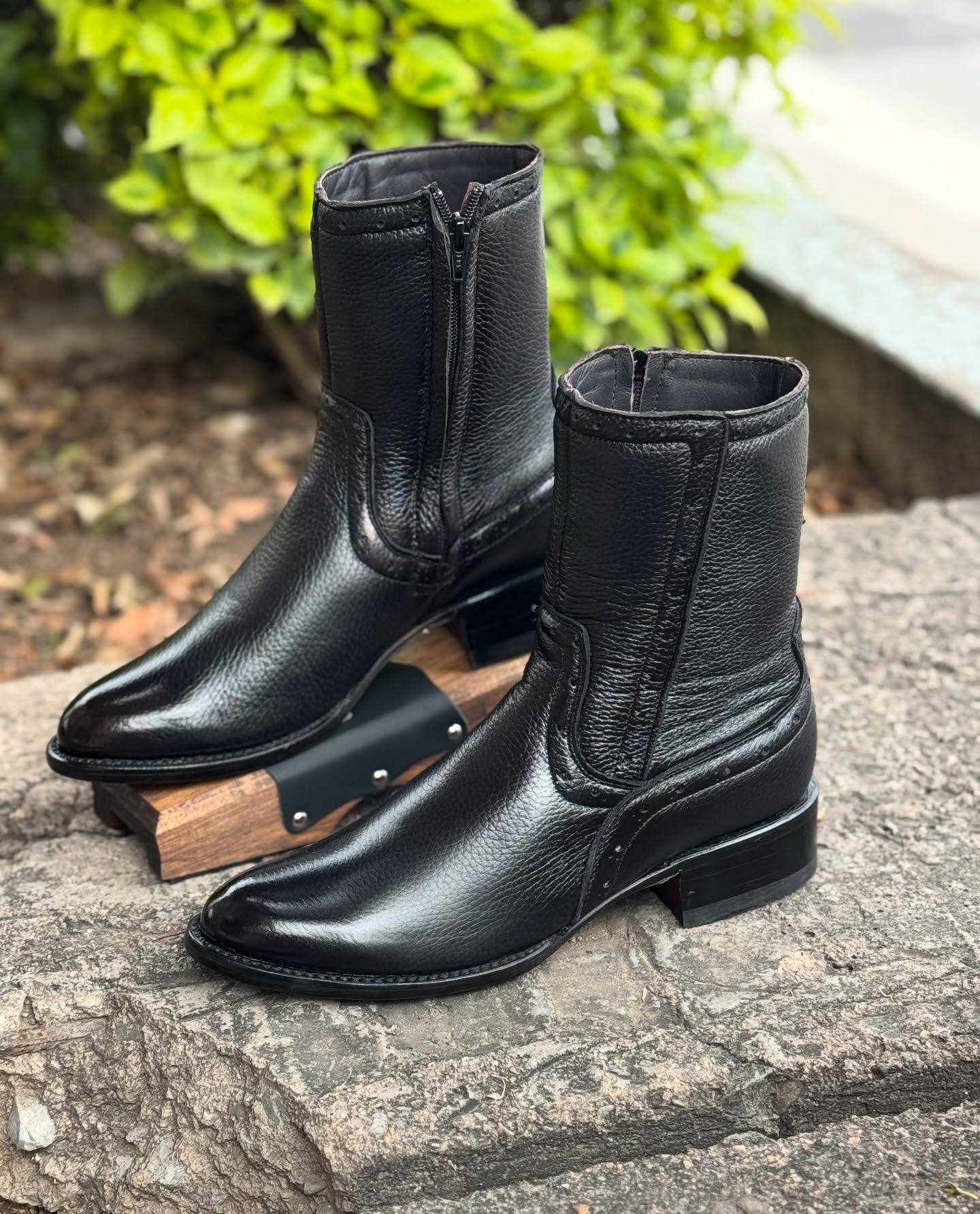Genuine Deerskin New Model Cowboy Boots