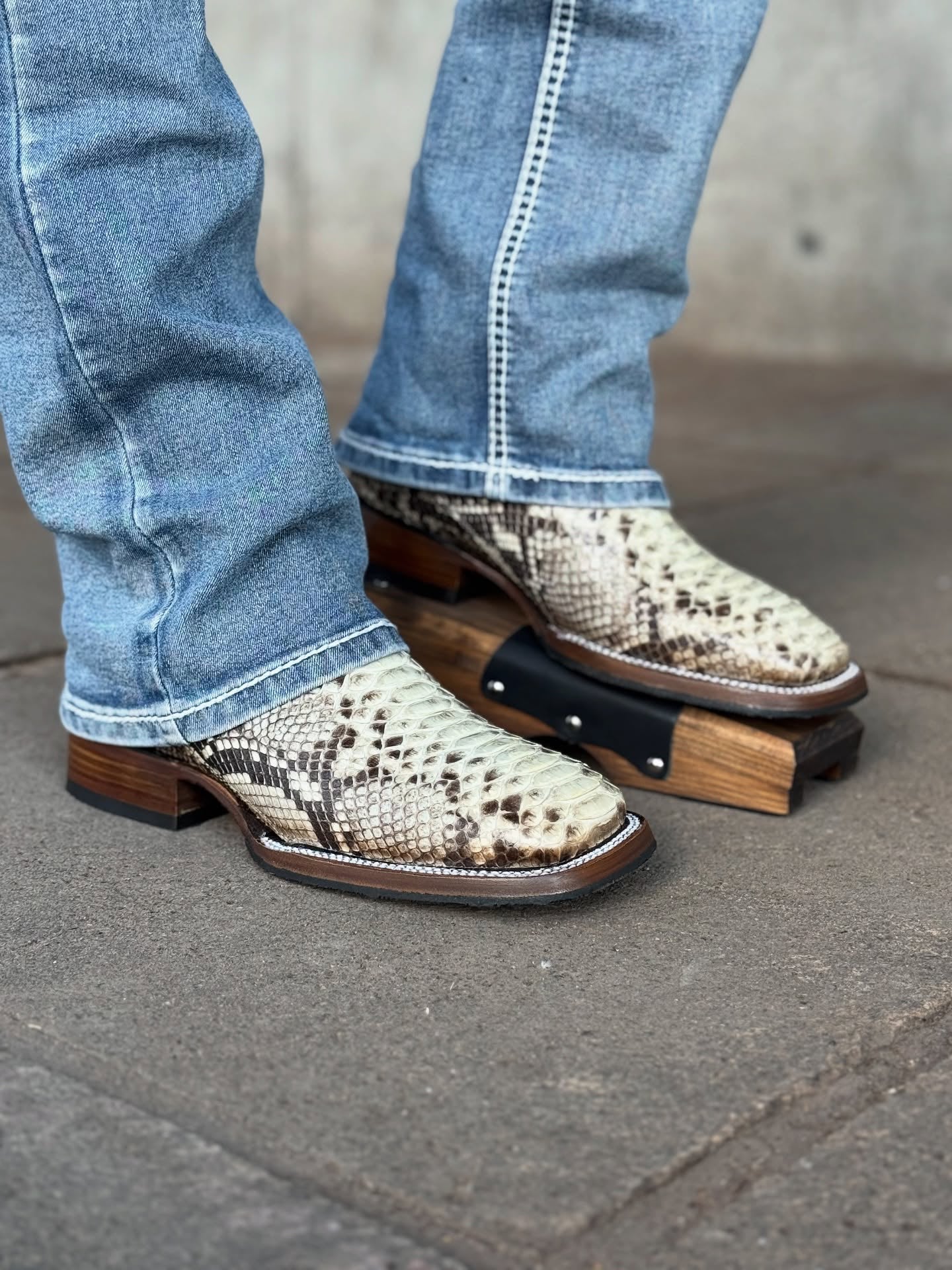 GENUINE PYTHON LEATHER BOOTS