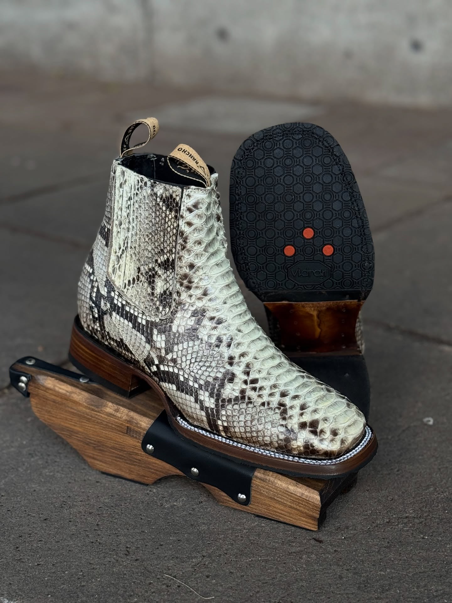 GENUINE PYTHON LEATHER BOOTS
