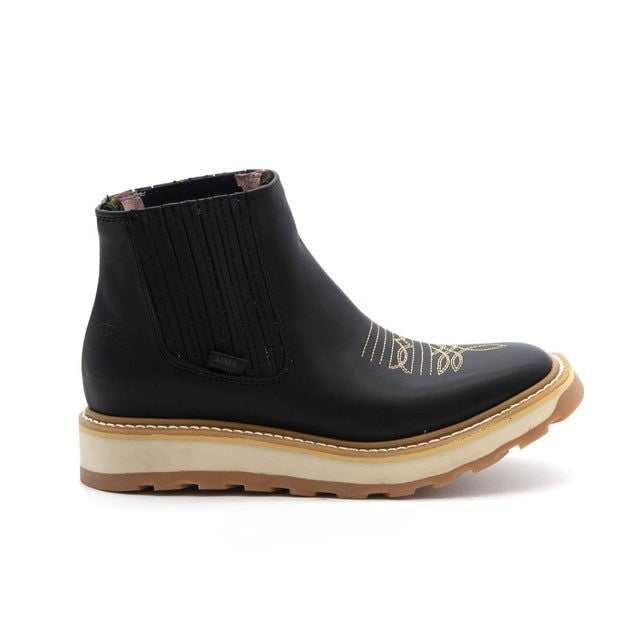 WIDE SQUARE SOFT TOE LEATHER WORK BOOT