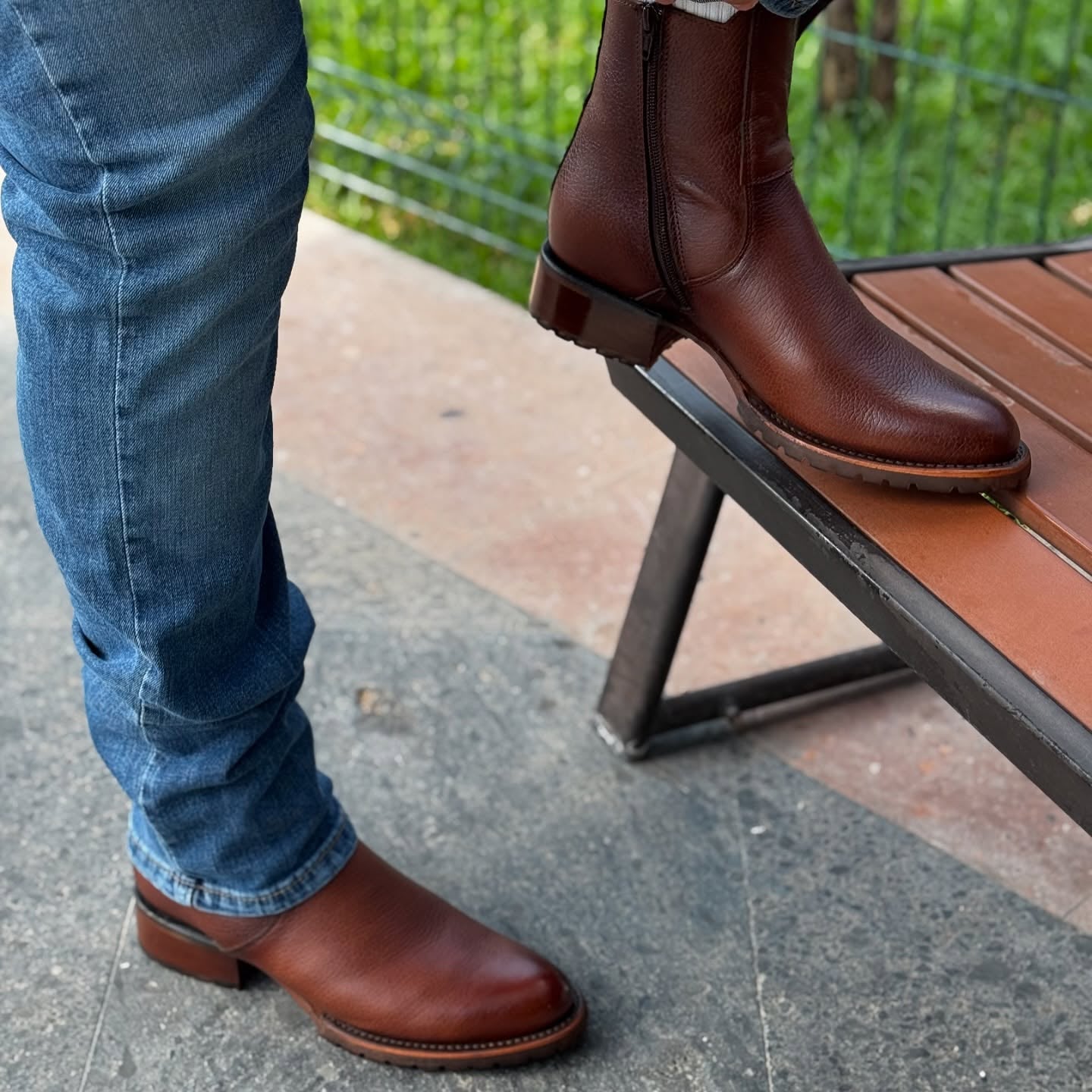 Champion Model Denuine Deer Cowboy Boots