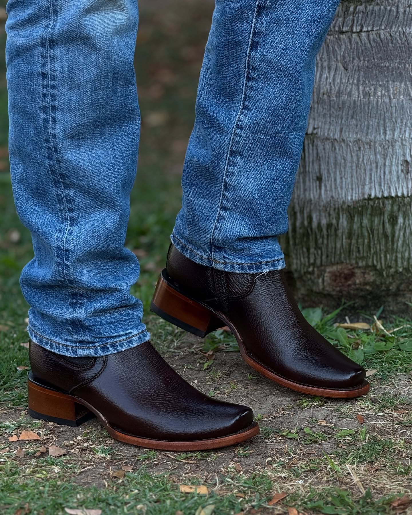 New Model Original Deerskin Cowboy Boots