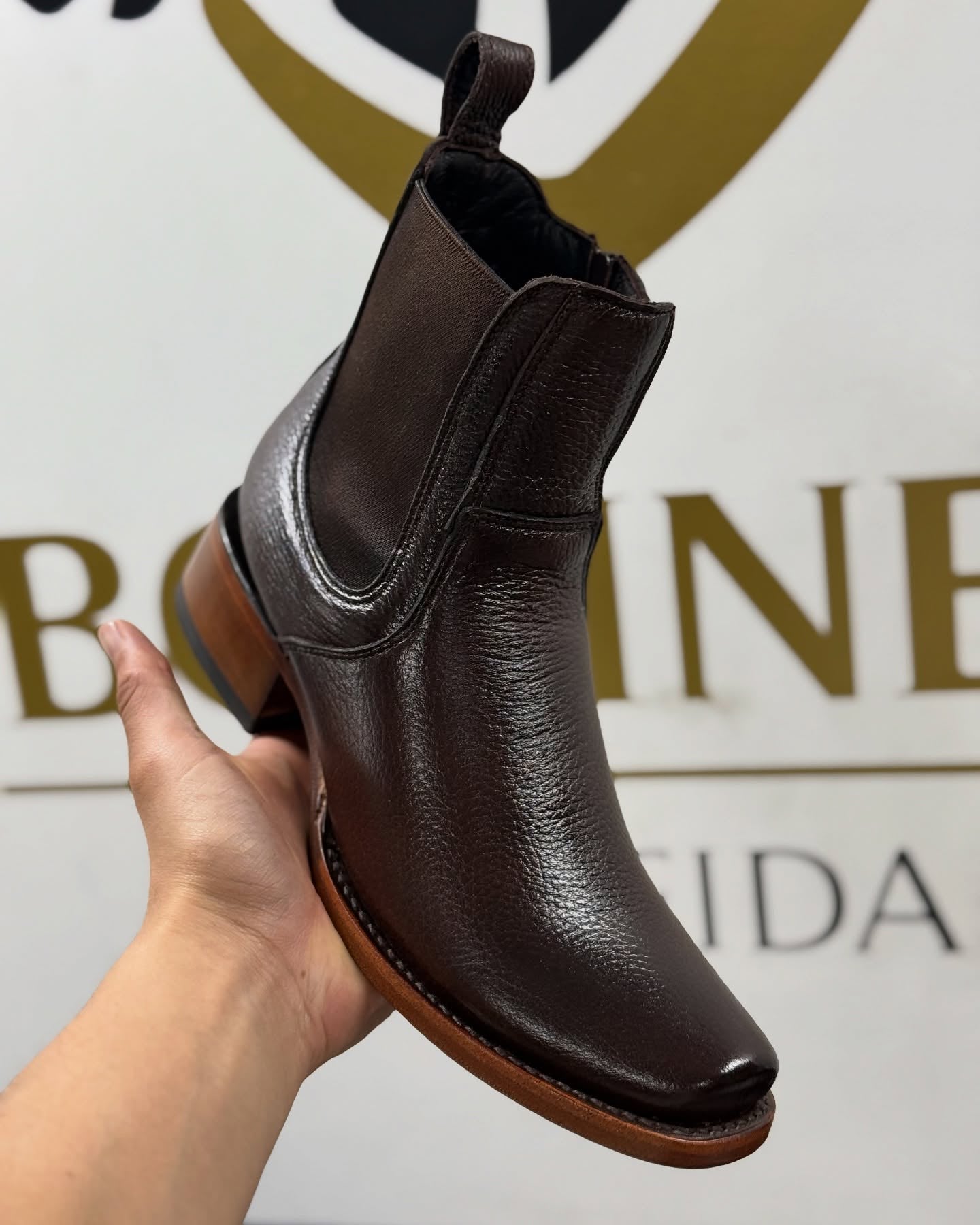 New Model Original Deerskin Cowboy Boots