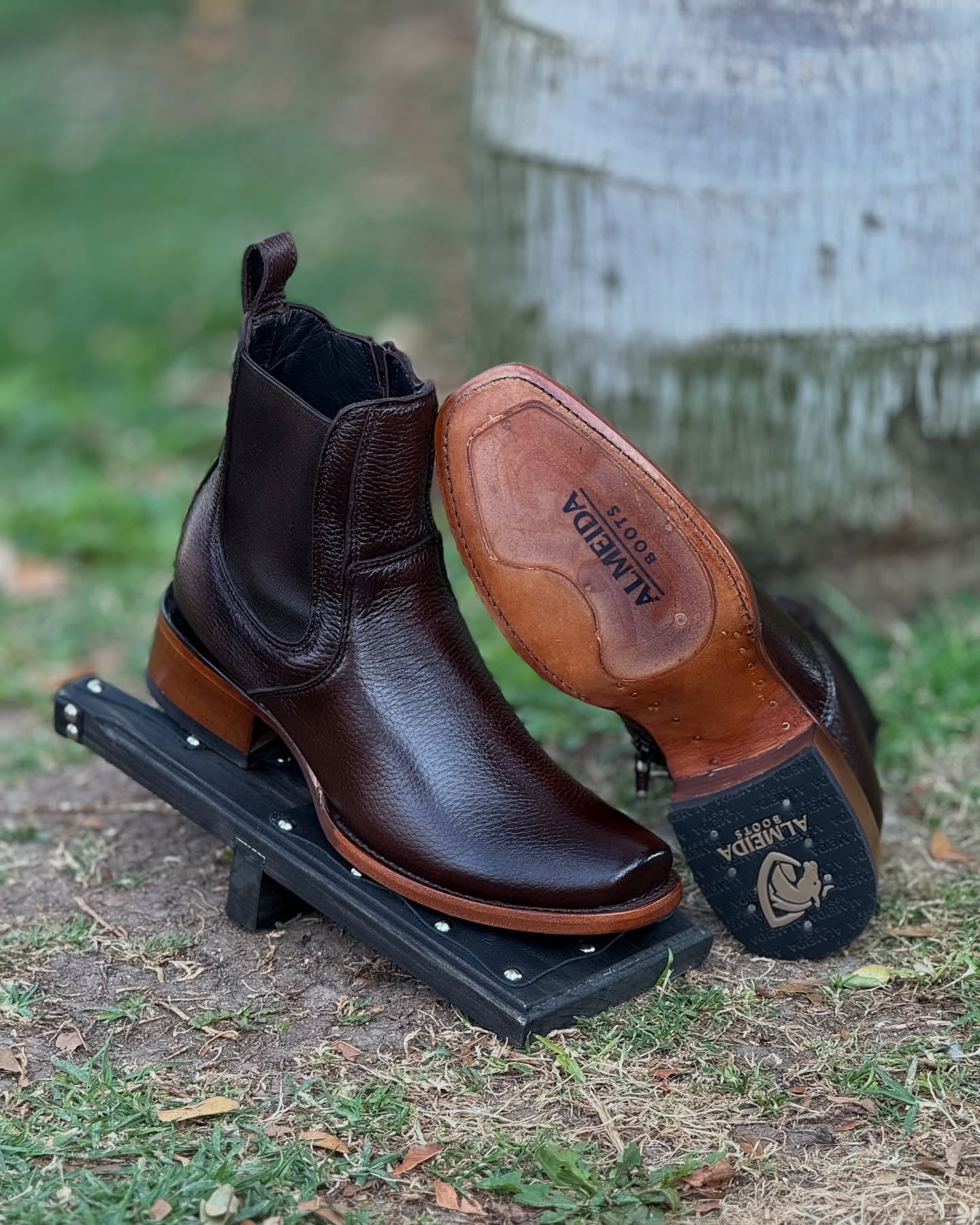 New Model Original Deerskin Cowboy Boots