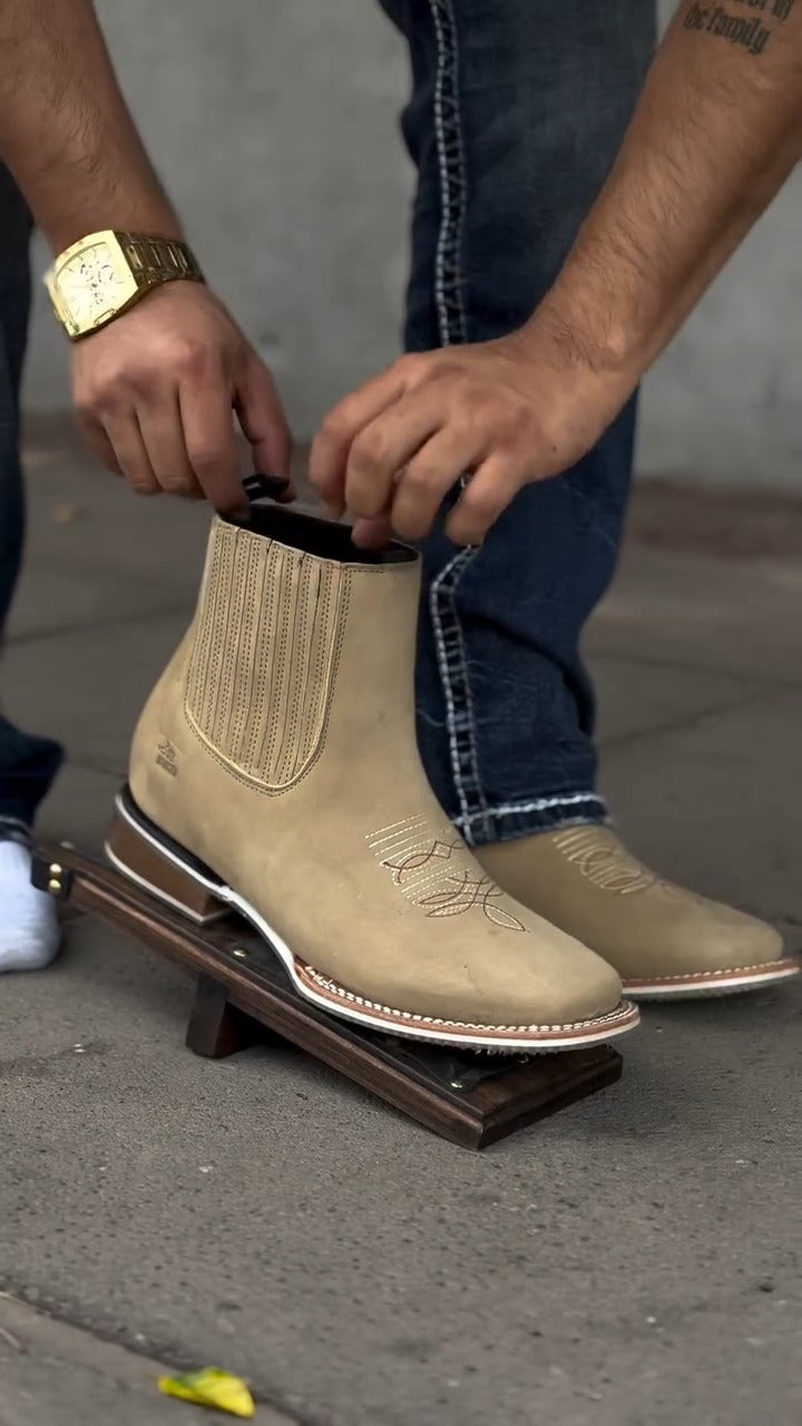 Double Density Bull Western Cowboy Boots