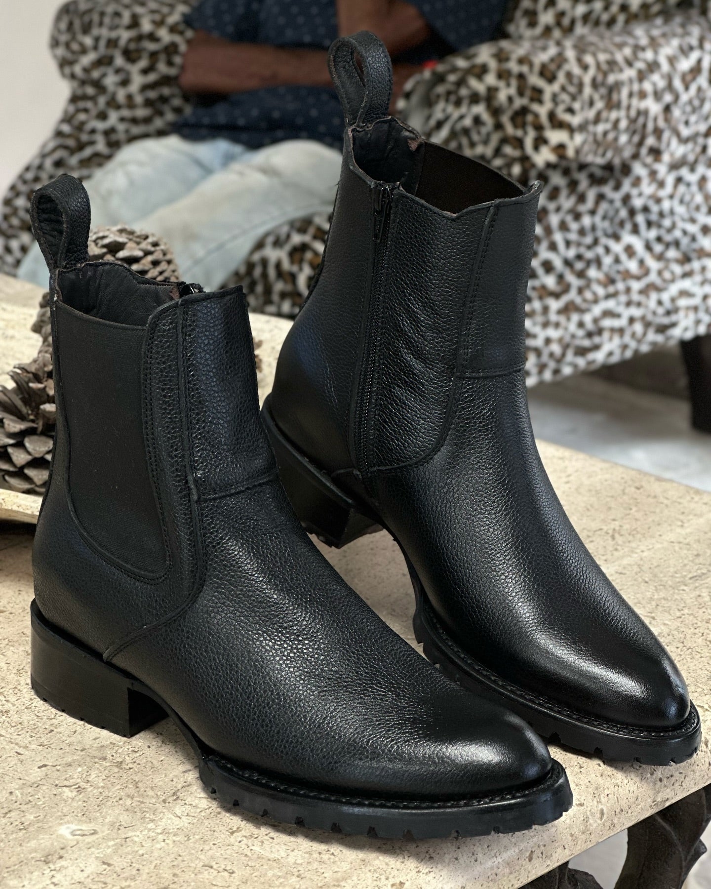 Champion Model Denuine Deer Cowboy Boots