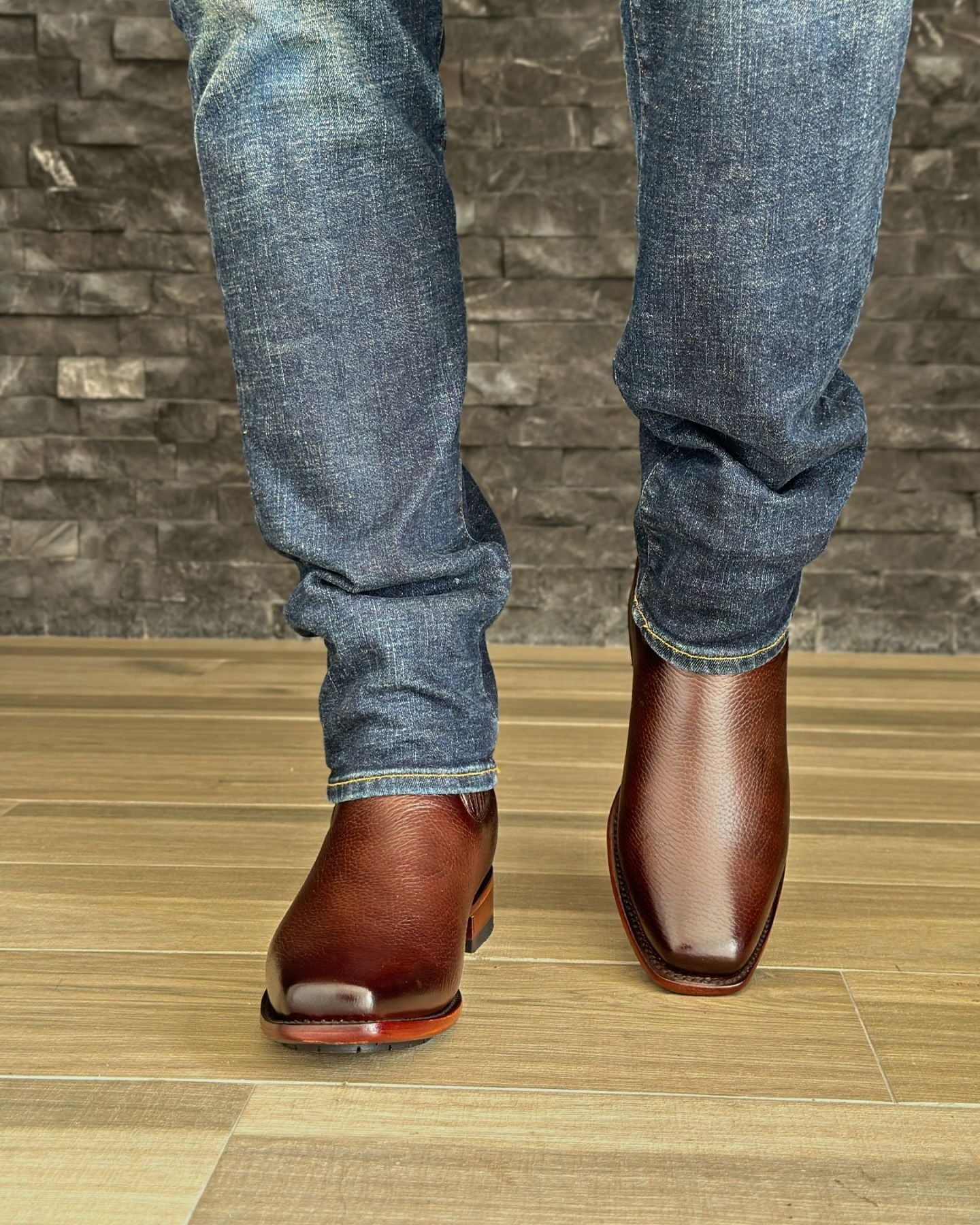 Genuine Deer Cowboy Boots