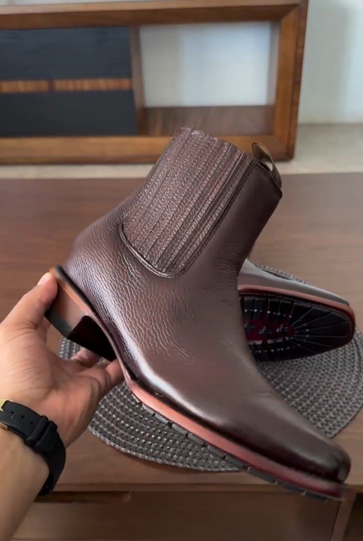Genuine Deer Cowboy Boots