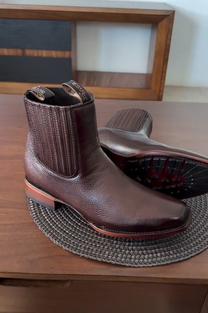 Genuine Deer Cowboy Boots