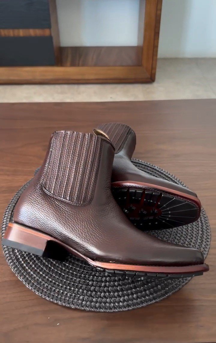 Genuine Deer Cowboy Boots