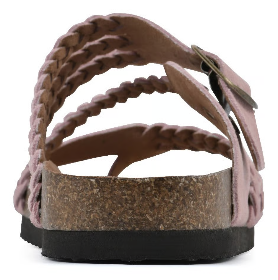 Hayleigh Braided Leather Footbed Sandal