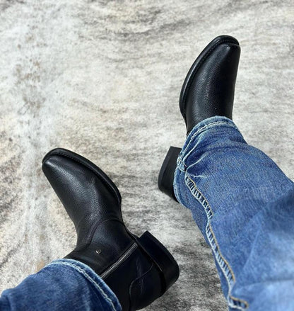New Denim Trend Vegas Cowboy Boots