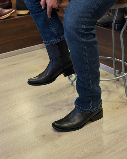 New Denim Trend Vegas Cowboy Boots