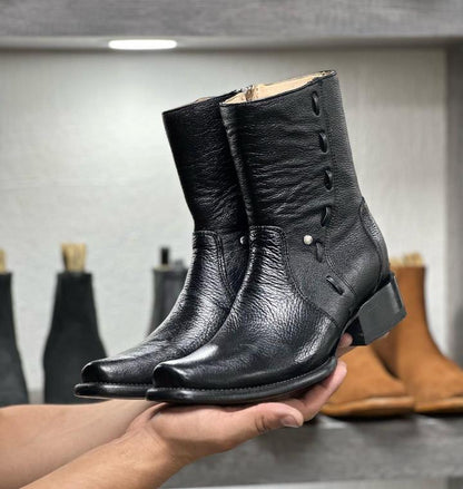 New Denim Trend Vegas Cowboy Boots