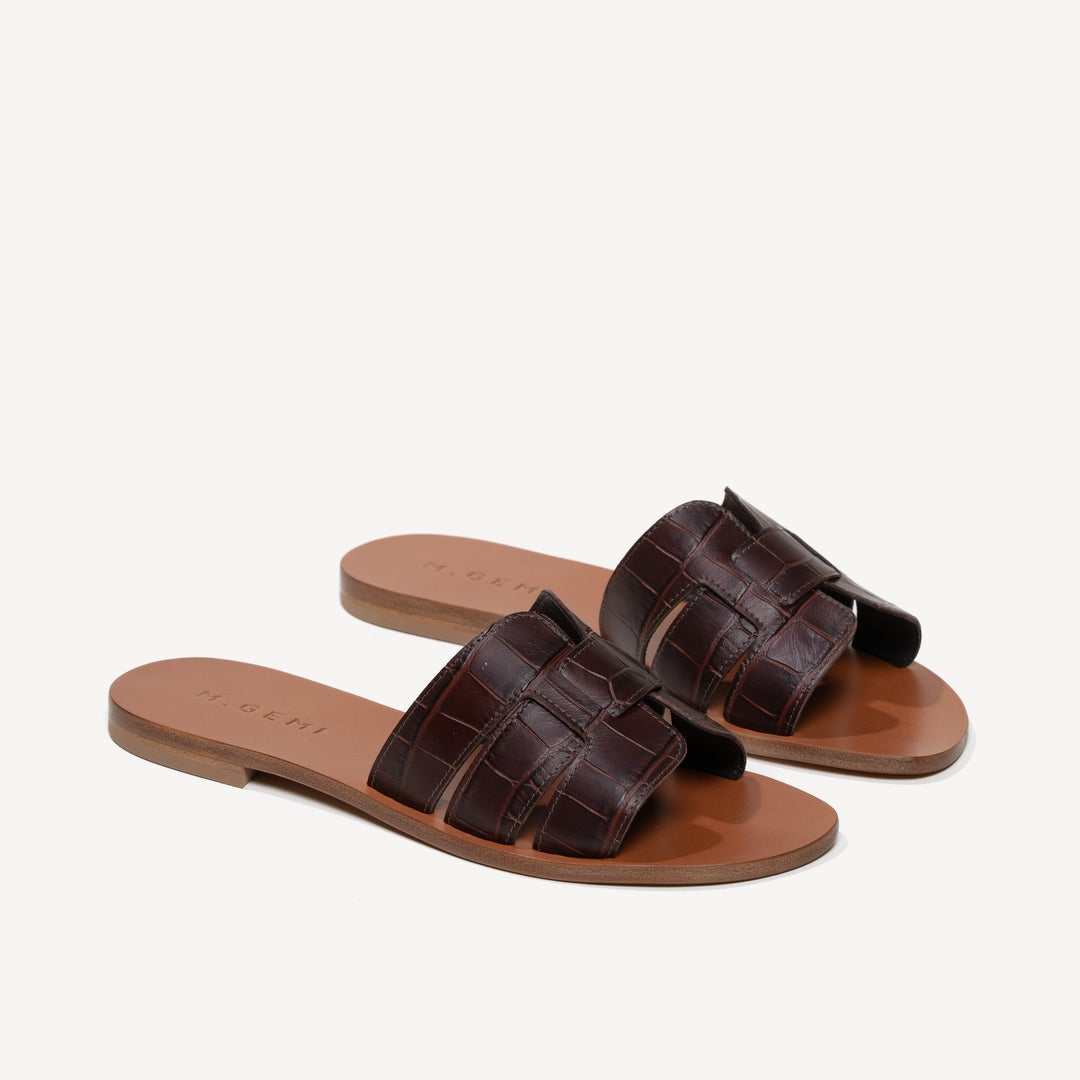 Quintessential Technique leather sandal.