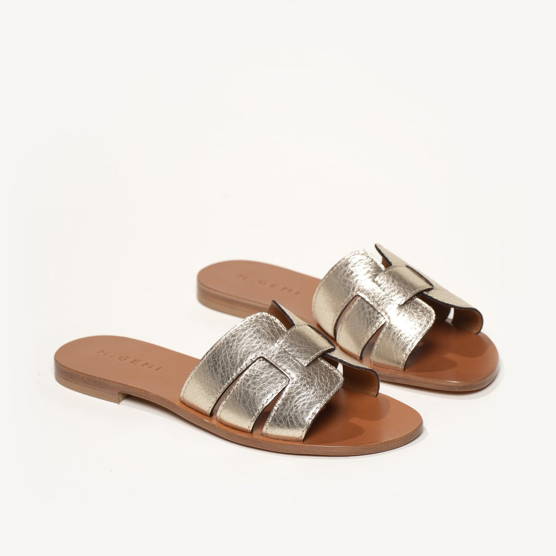 Quintessential Technique leather sandal.
