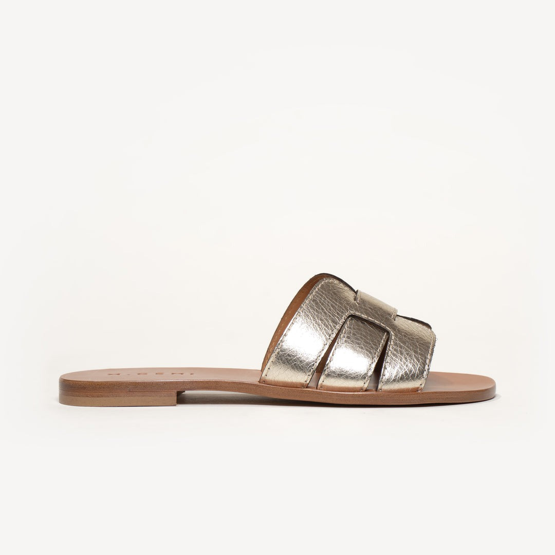 Quintessential Technique leather sandal.