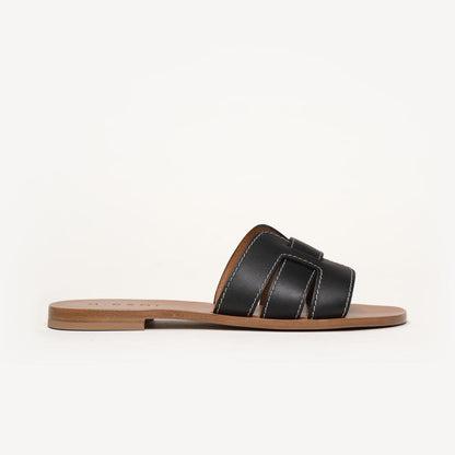 Quintessential Technique leather sandal.