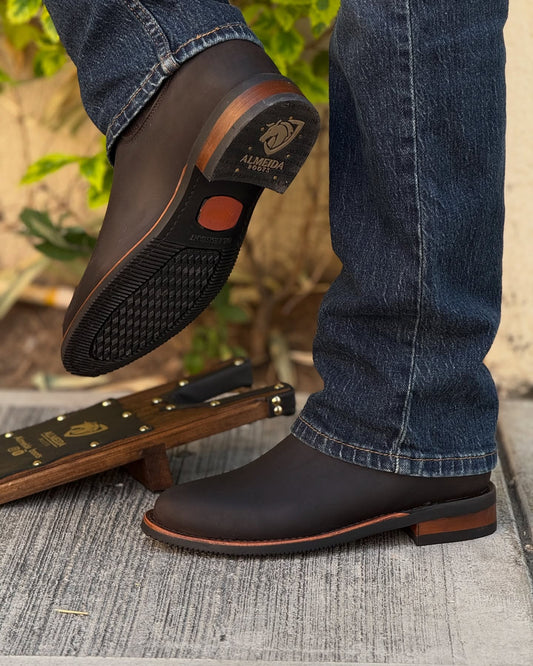 Anti-slippery  Western Cowboy Boots