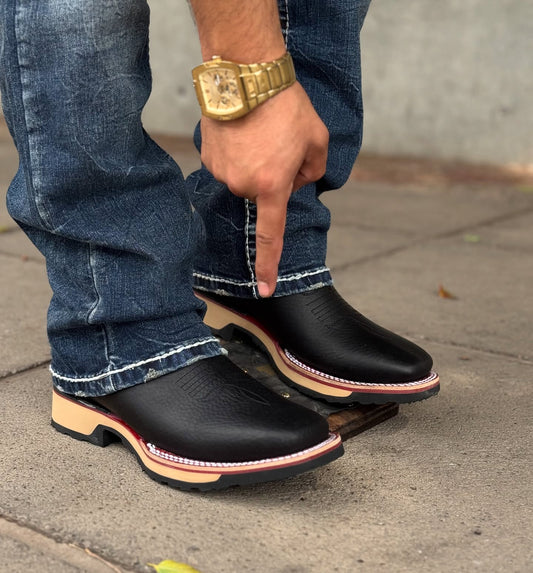 Double Density Bull Western Cowboy Boots