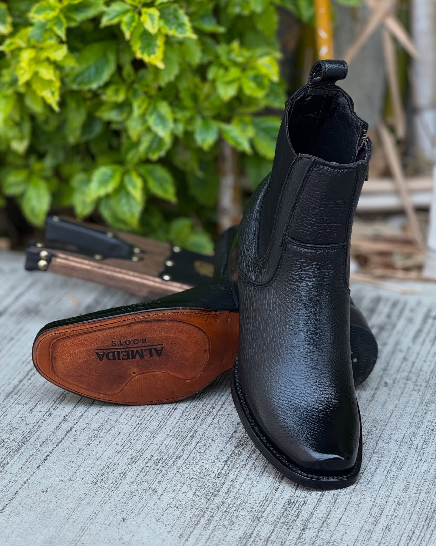New Model Original Deerskin Cowboy Boots