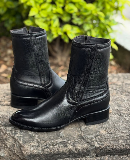 Genuine Deerskin New Model Cowboy Boots
