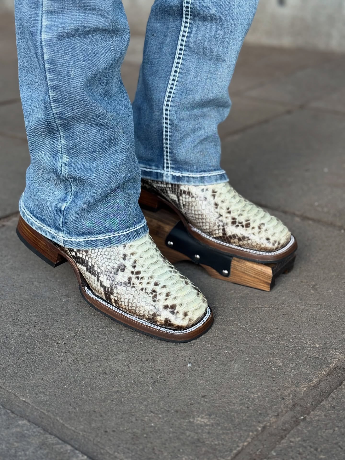 GENUINE PYTHON LEATHER BOOTS