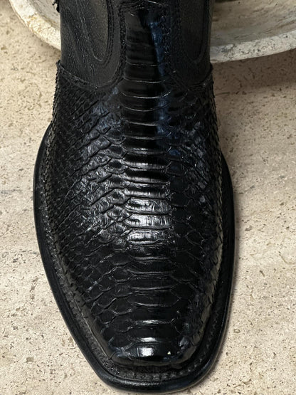 Python-Embossed Leather