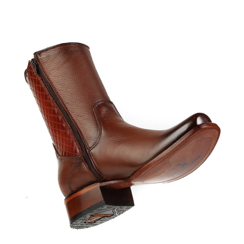 Deerskin Cowboy Boots