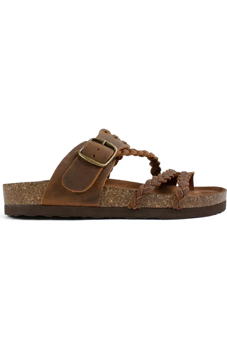 Hayleigh Braided Leather Footbed Sandal