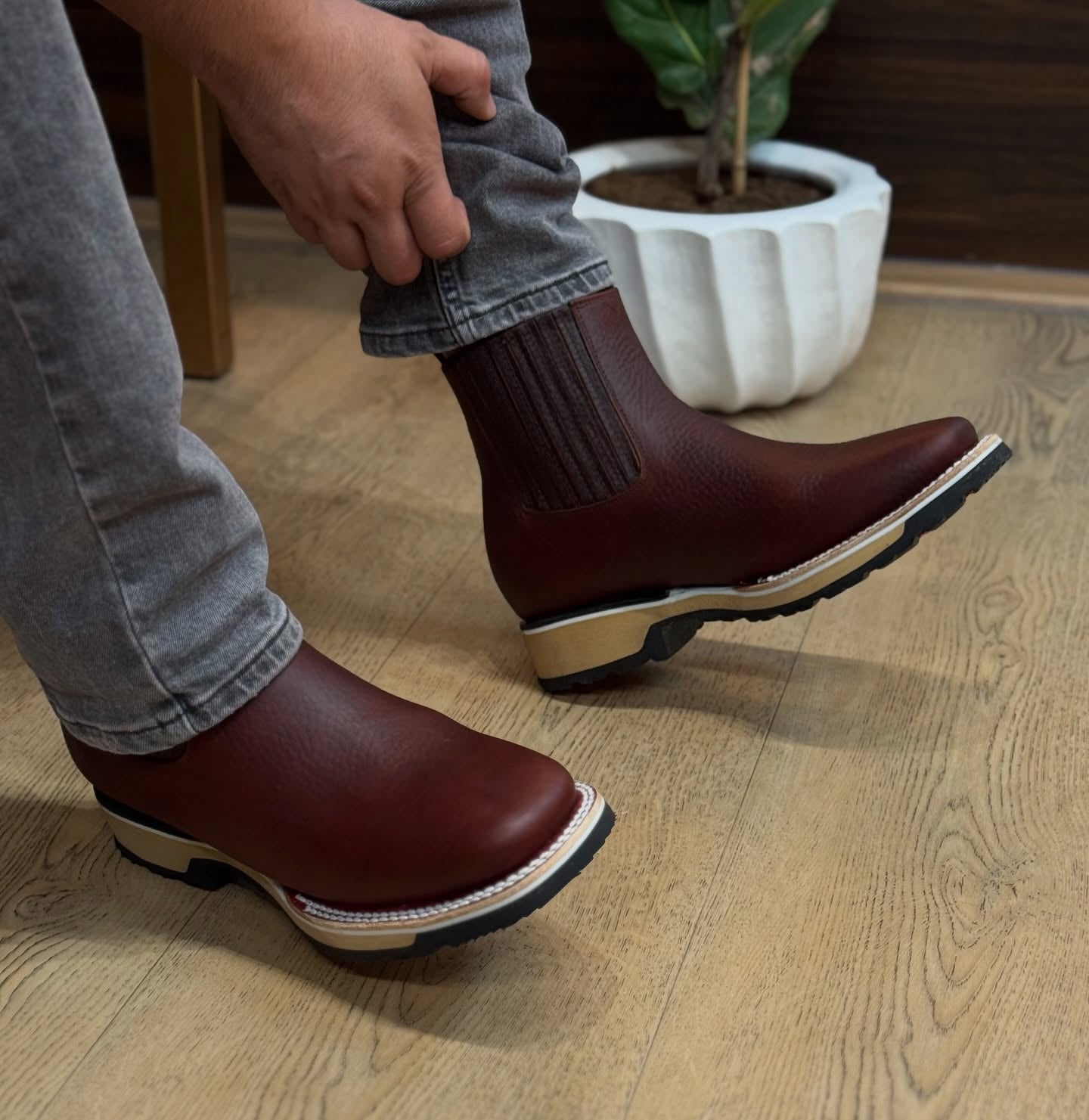 Water & Dirt-resistant Cowboy Boots