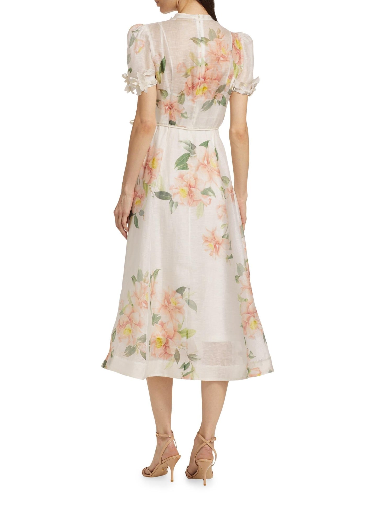 Natura Organza Midi Dress