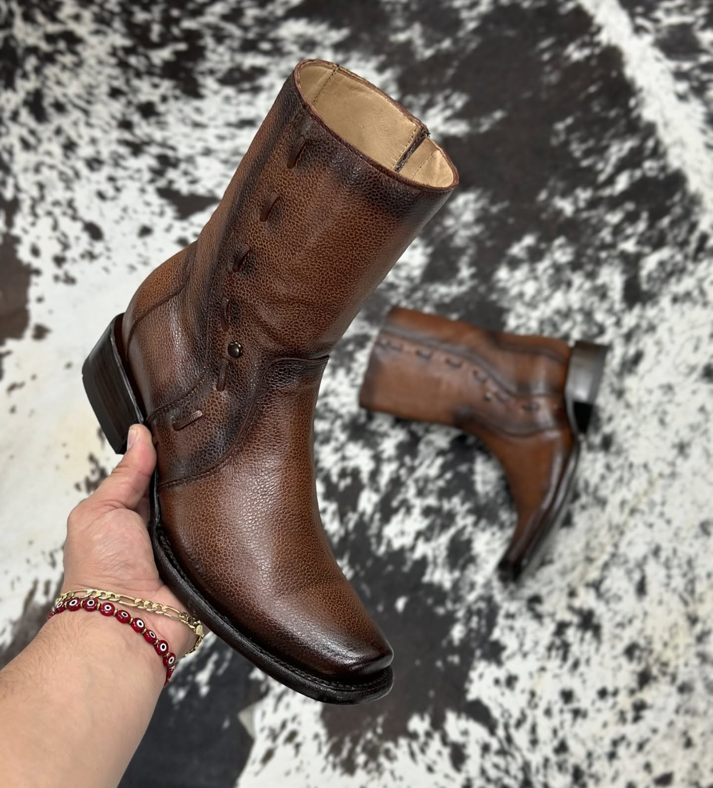 New Denim Trend Vegas Cowboy Boots