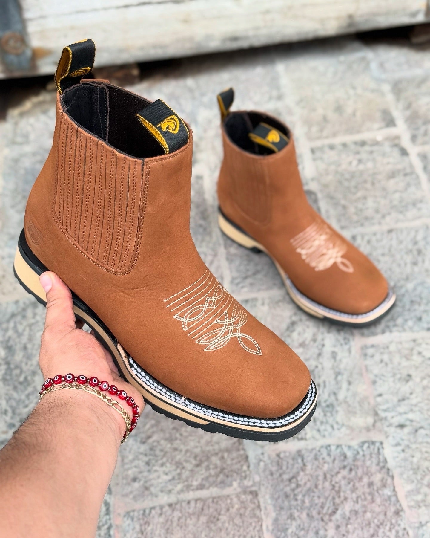 Double Density Bull Western Cowboy Boots