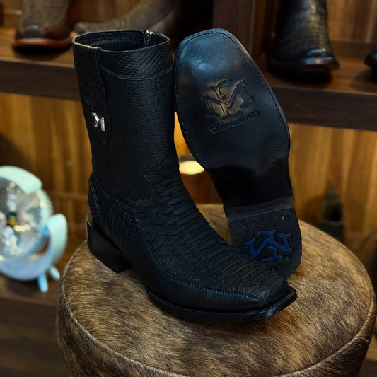 Vintage Handmade Python Cowboy Boots