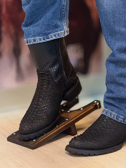 Exotic Leather Western Cowboy Boots