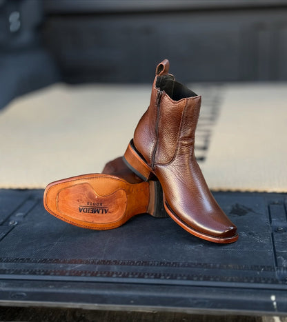 New Model Original Deerskin Cowboy Boots