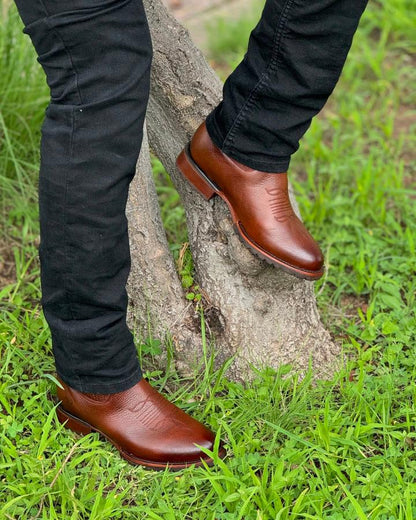 Denim Ankle Boots