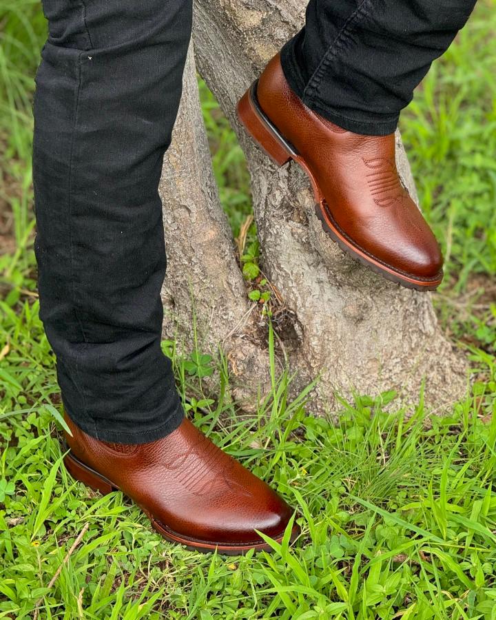 Denim Ankle Boots