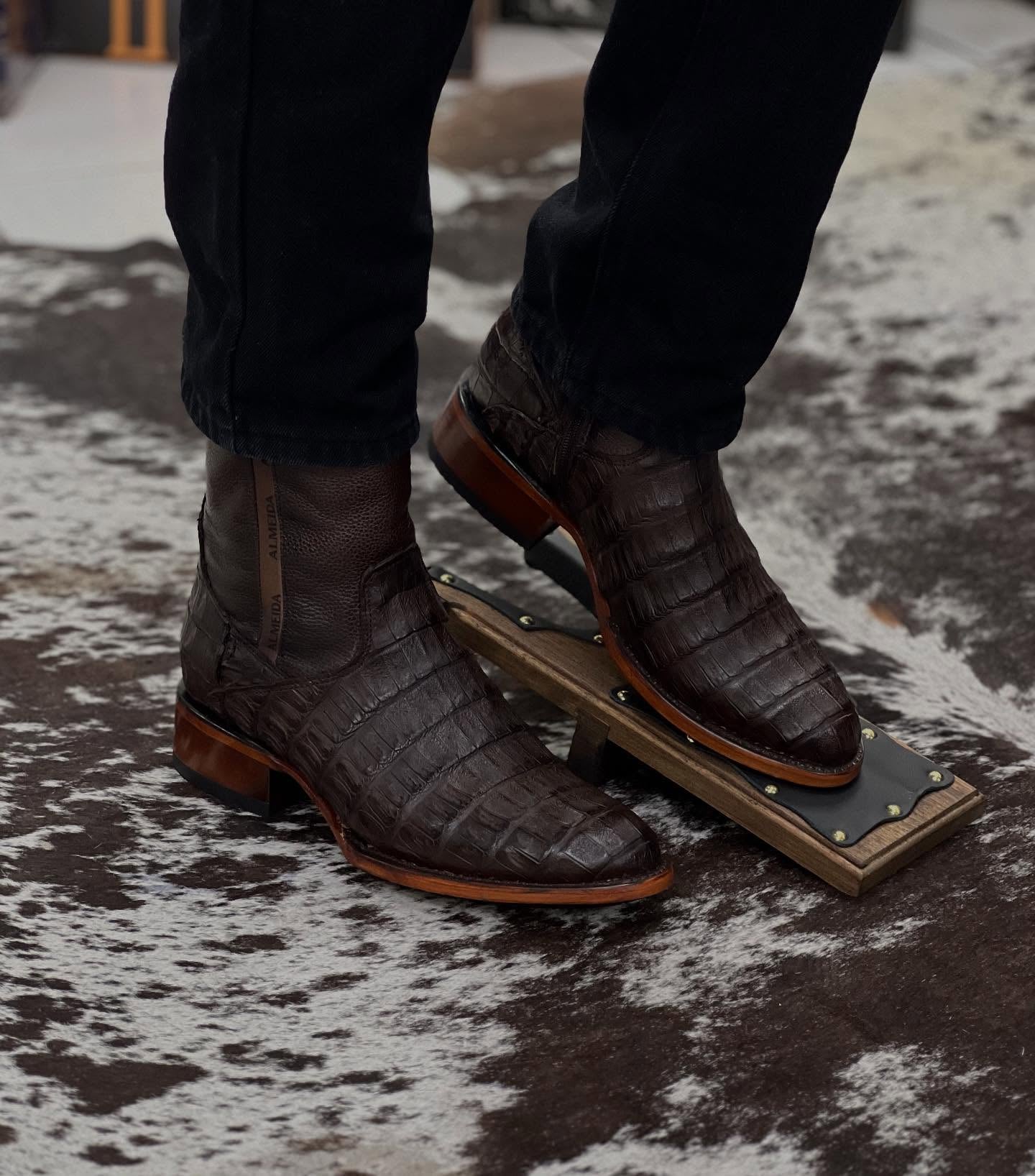 Original Crocodile Leather Cowboy Boots