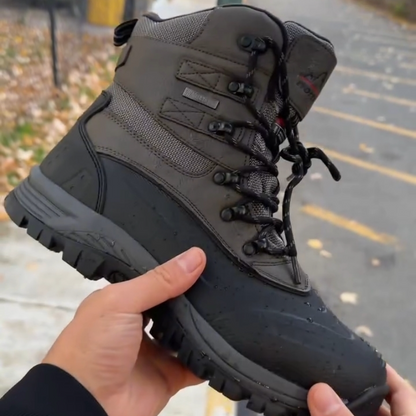 Men's Waterproof Lace-Up Ankle Boots