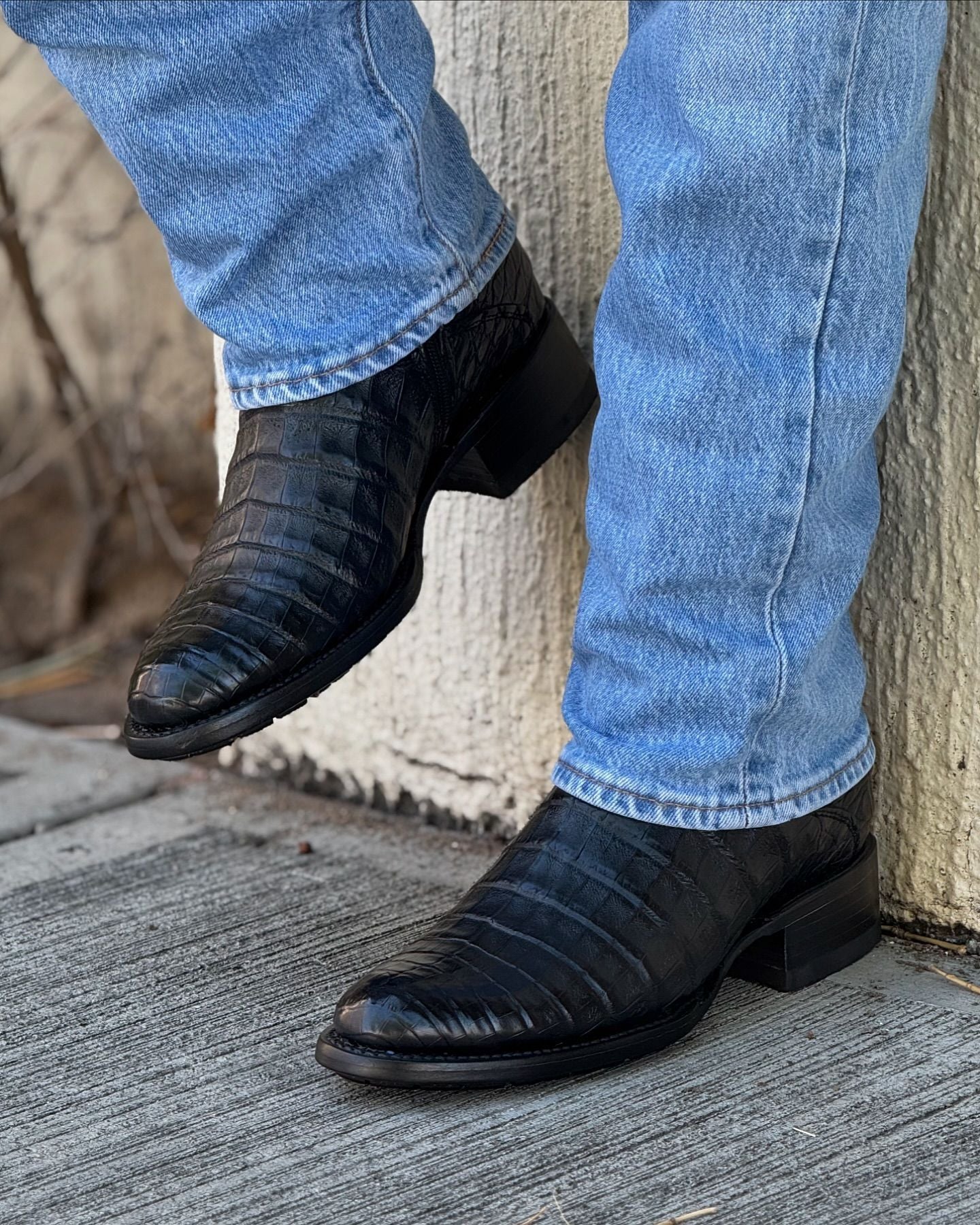 Original Crocodile Leather Cowboy Boots