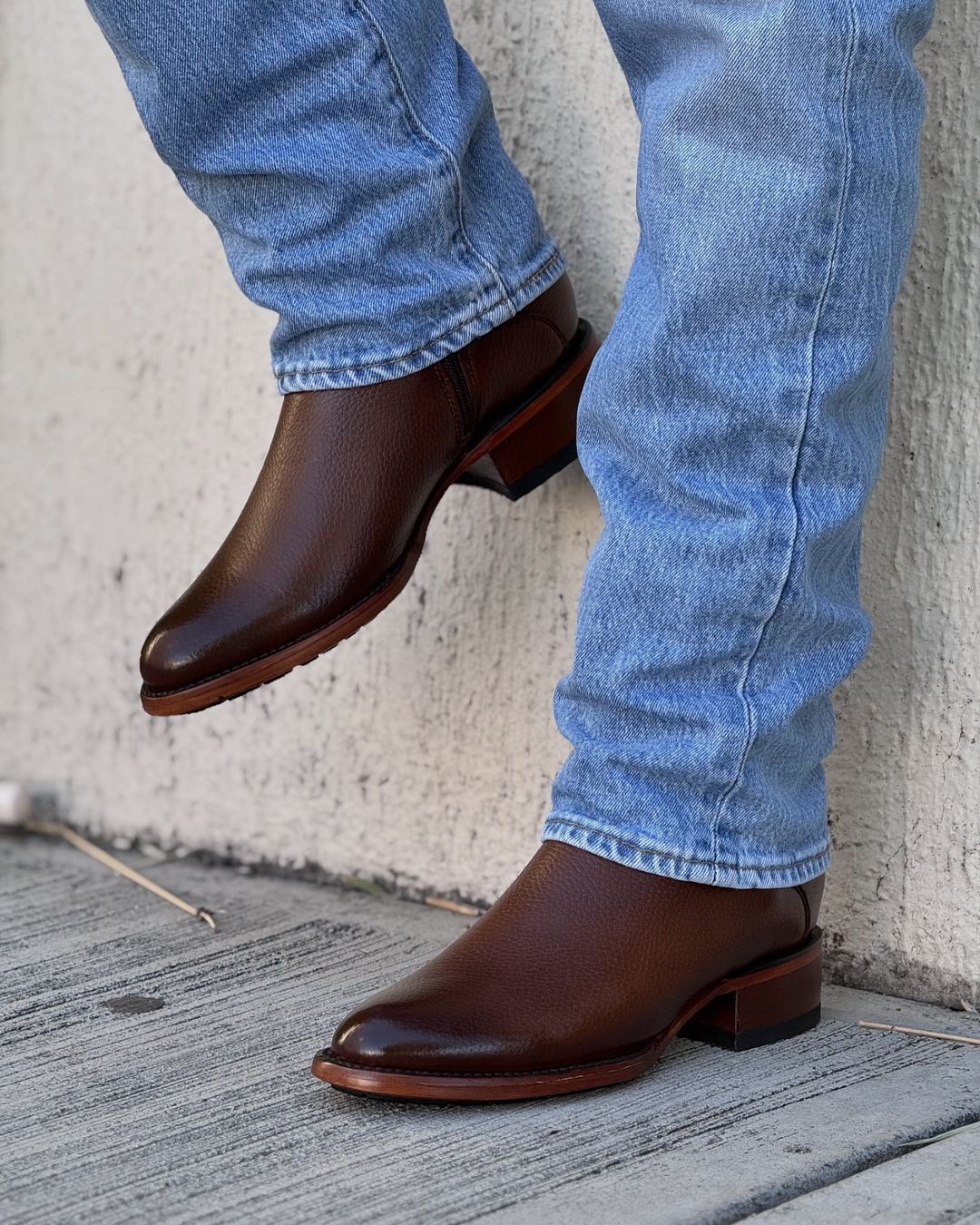 Original Handmade Deerskin Western Cowboy Boots