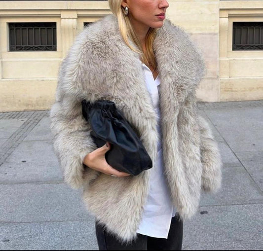 Faux Fur Coat