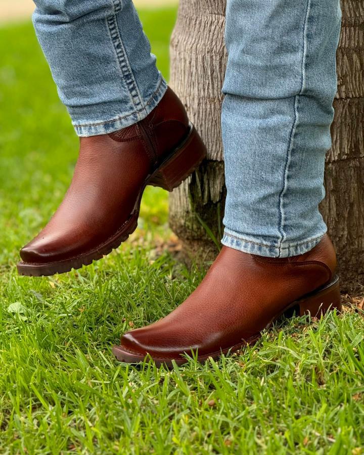 Original Cowhide Leather Cowboy Boots